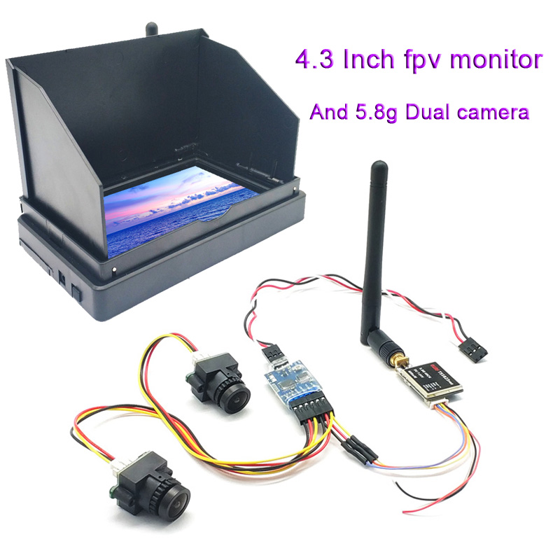 Monitor FPV 5,8G 48CH 4,3 pulg - Rc Plane Hobby Zone reseña y precio
